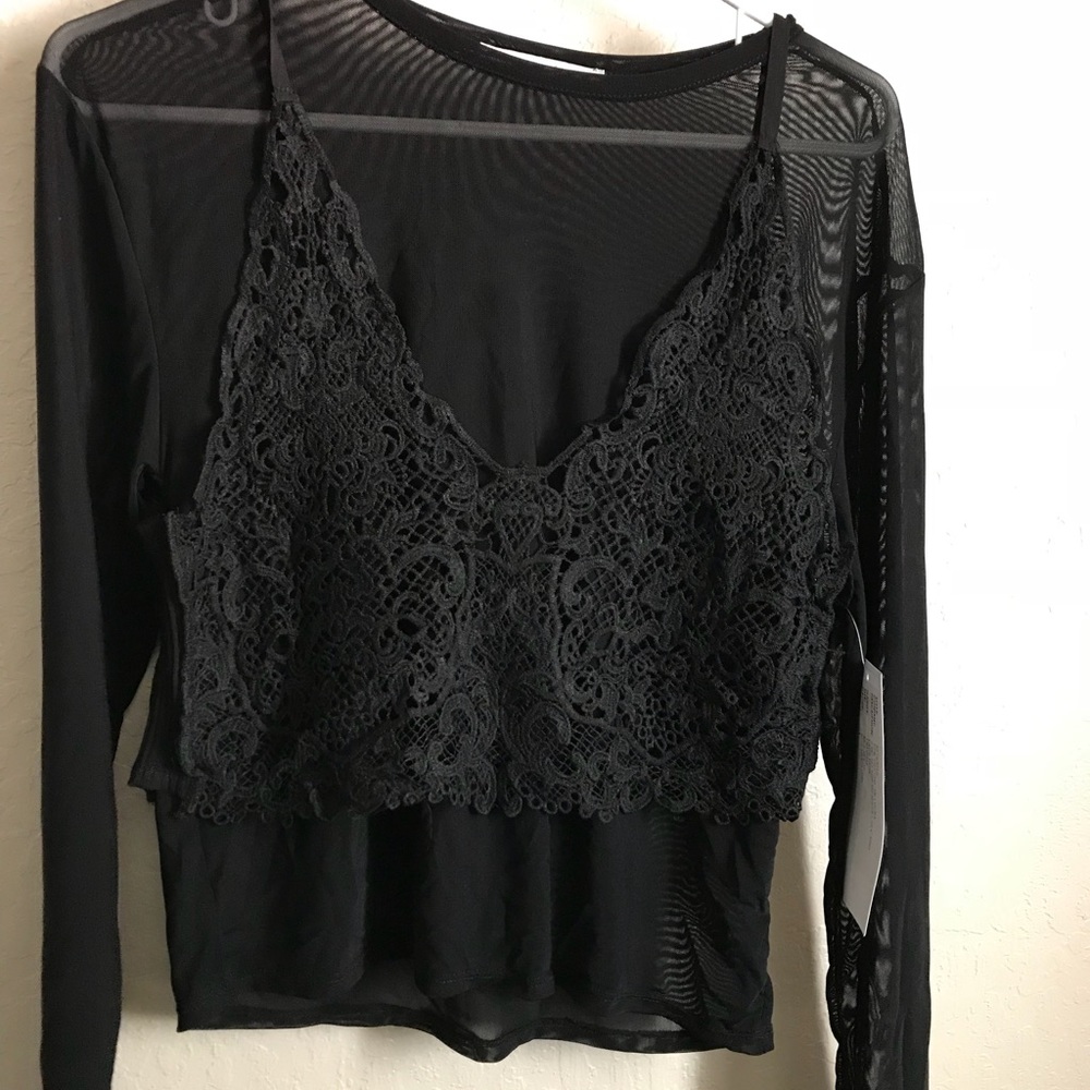 NWT Boys meet girl 2 piece top size small